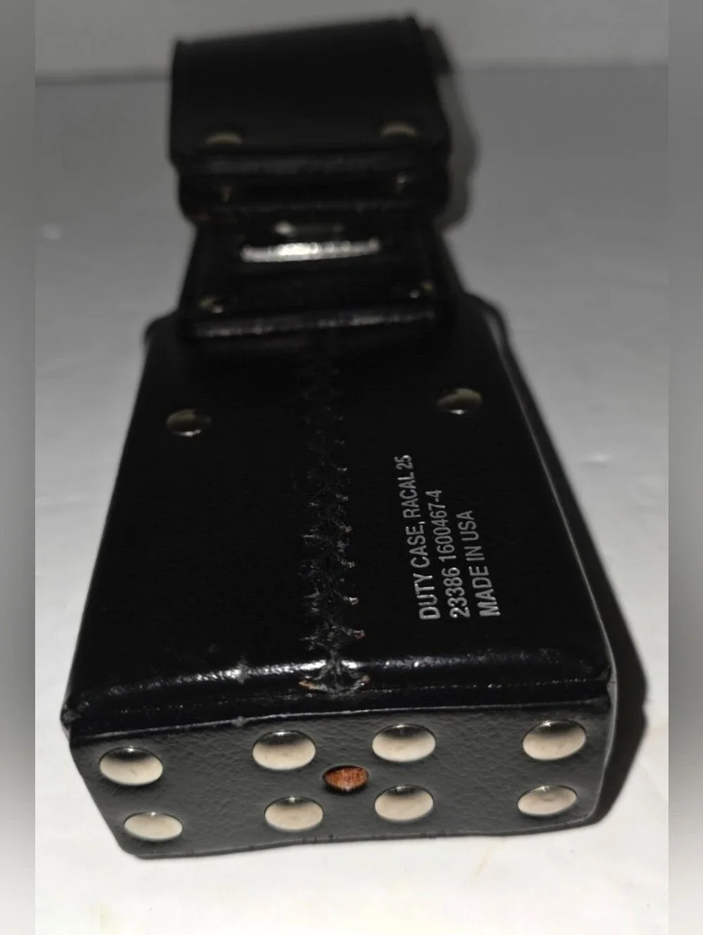 Racal 25 Handheld Radio Leather Duty Case New! Made In The USA Nice